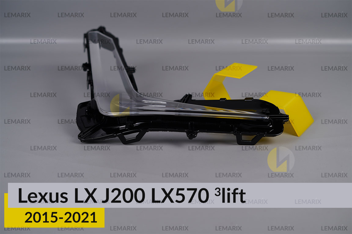 Стекло противотуманной фары Lexus LX J200 LX570 (2015-2021) 3 рест левое