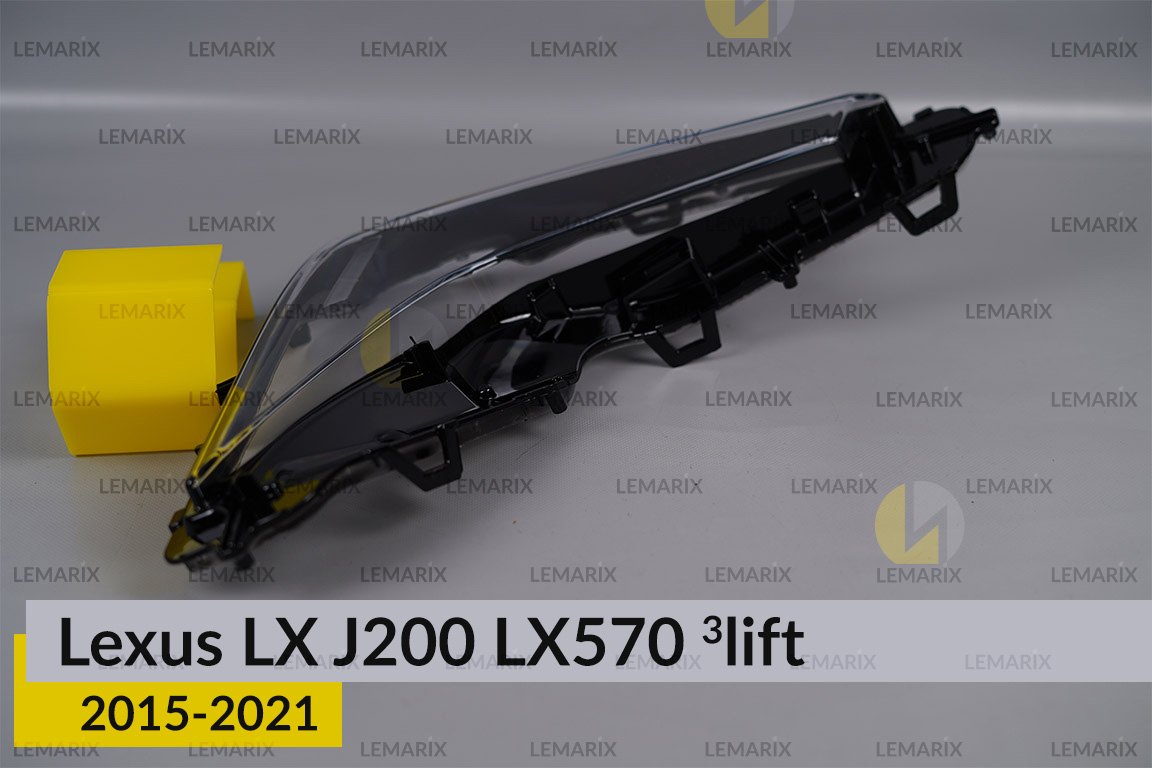 Стекло противотуманной фары Lexus LX J200 LX570 (2015-2021) 3 рест левое