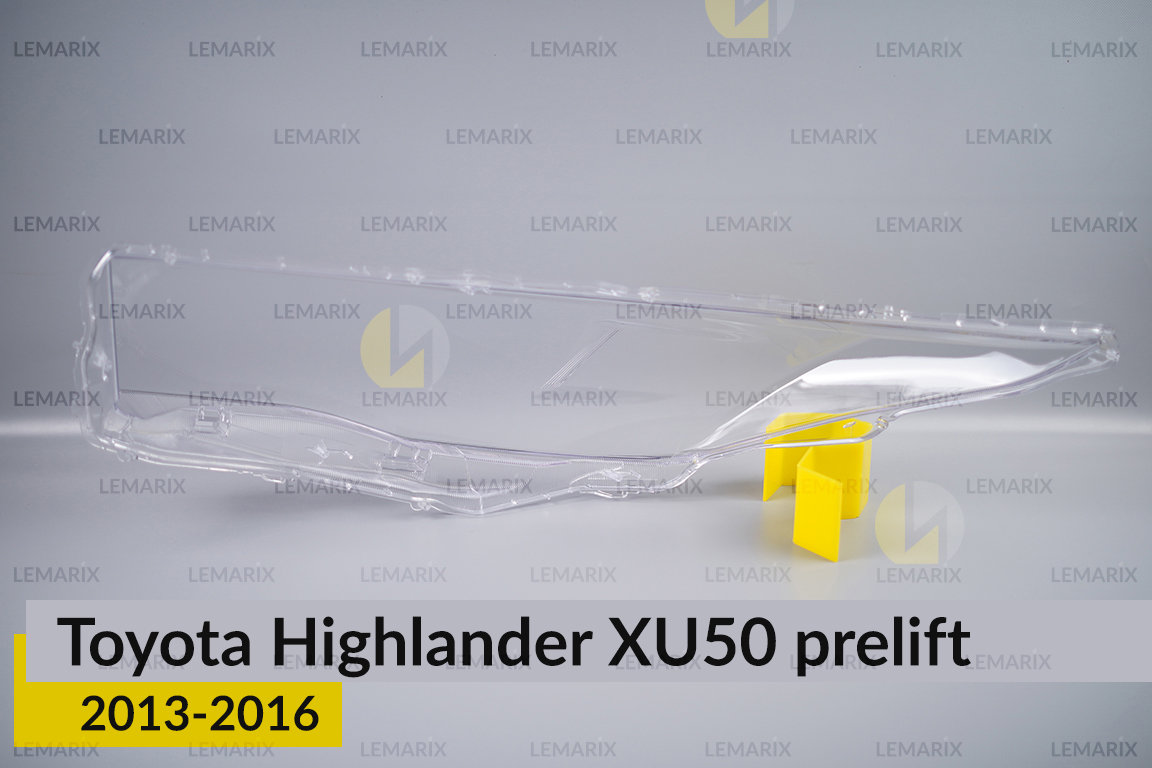 Скло фари Toyota Highlander XU50 (2013-2016) дорест праве