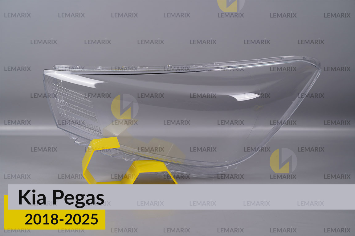 Скло фари Kia Pegas (2018-2026) ліве