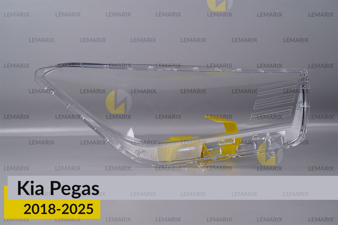 Стекло фары Kia Pegas (2018-2026) левое