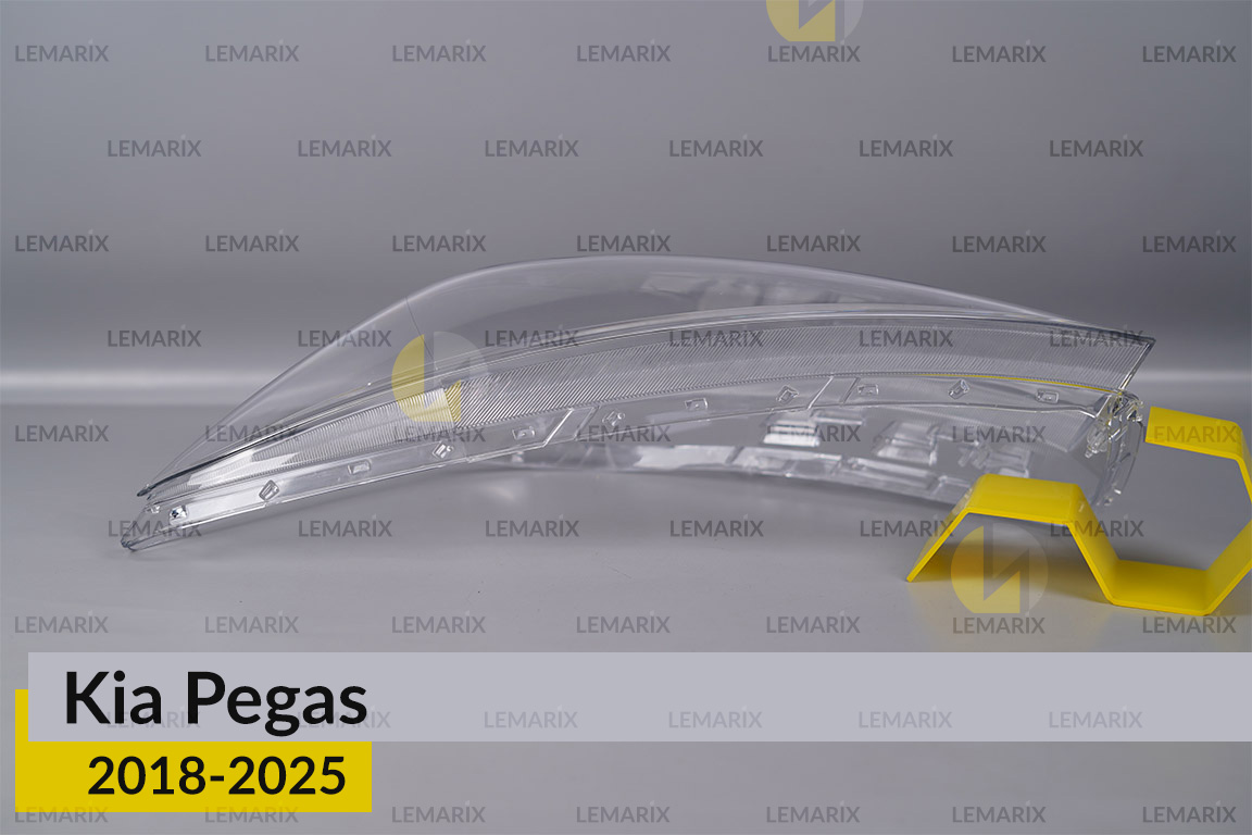 Стекло фары Kia Pegas (2018-2026) левое