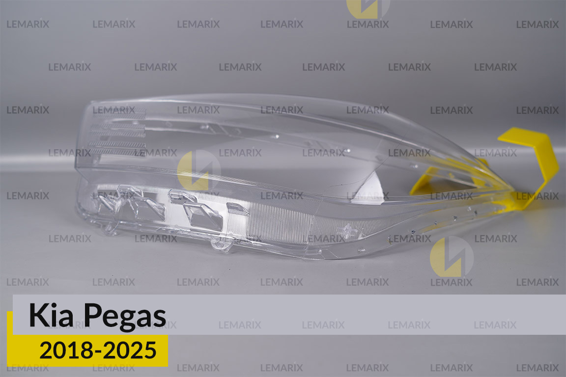 Стекло фары Kia Pegas (2018-2026) левое