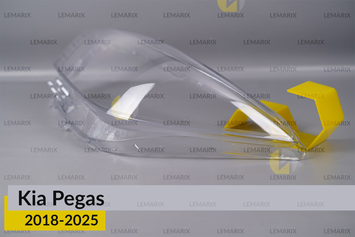 Стекло фары Kia Pegas (2018-2026) левое