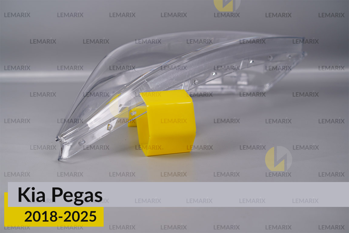 Стекло фары Kia Pegas (2018-2026) левое
