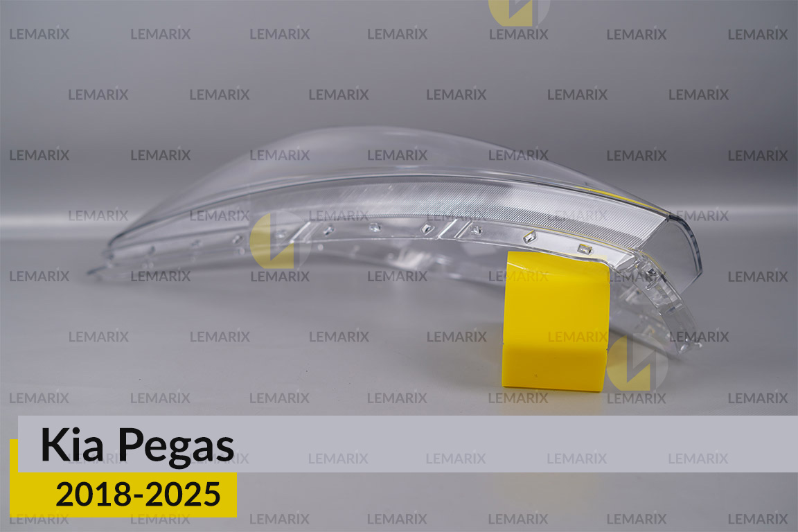 Стекло фары Kia Pegas (2018-2026) левое