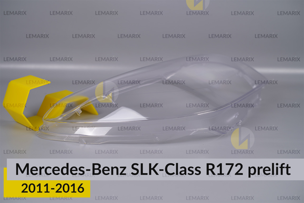 Стекло фары Mercedes-Benz SLK-Class R172 (2011-2016) дорест правое