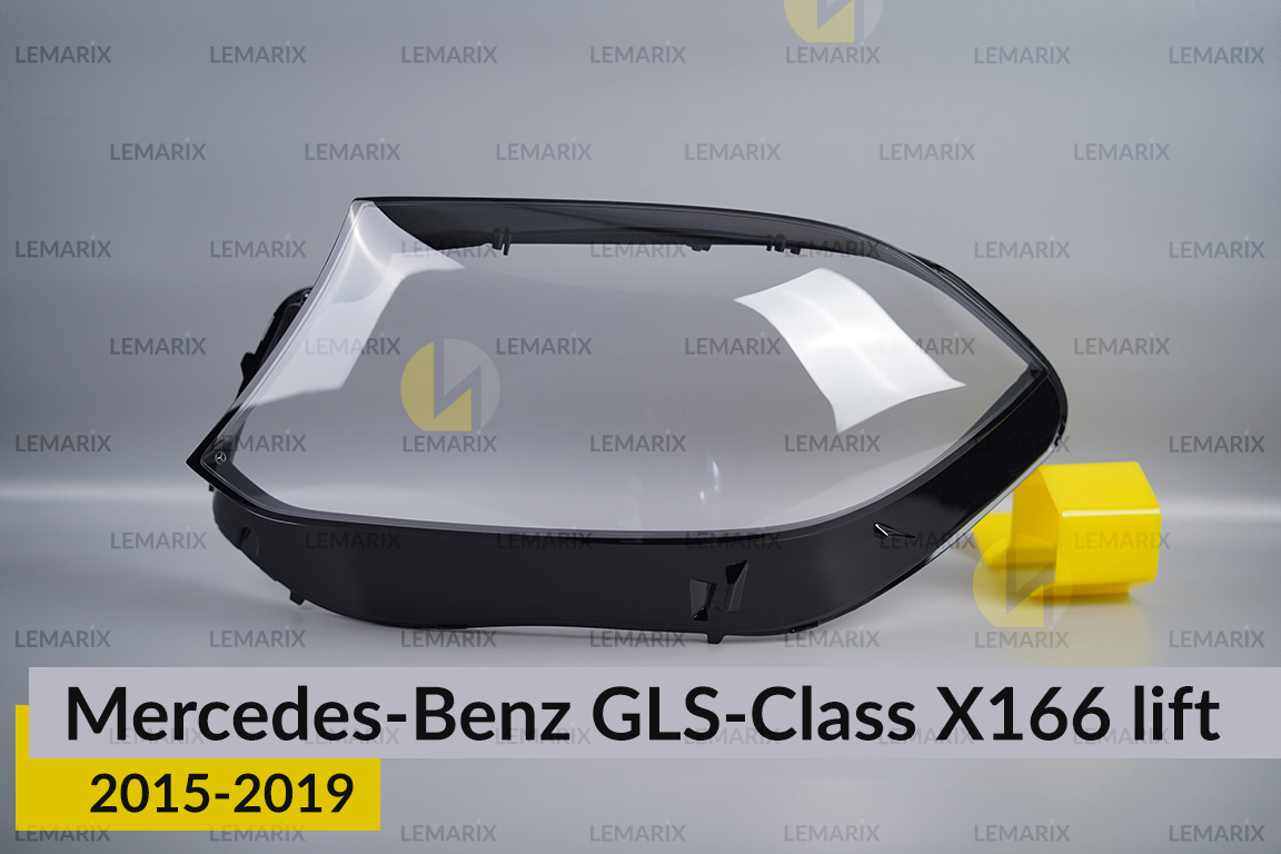 Скло фари Mercedes-Benz GLS-Class X166 (2015-2019) рест ліве