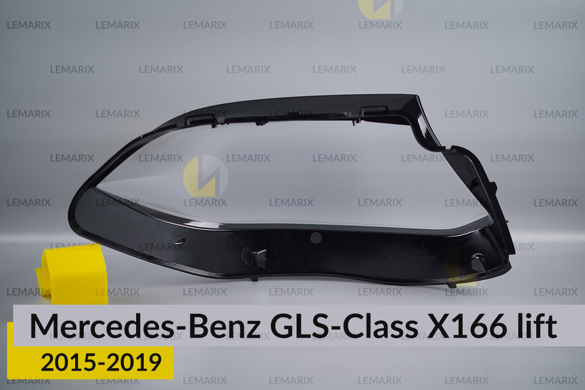 Скло фари Mercedes-Benz GLS-Class X166 (2015-2019) рест ліве