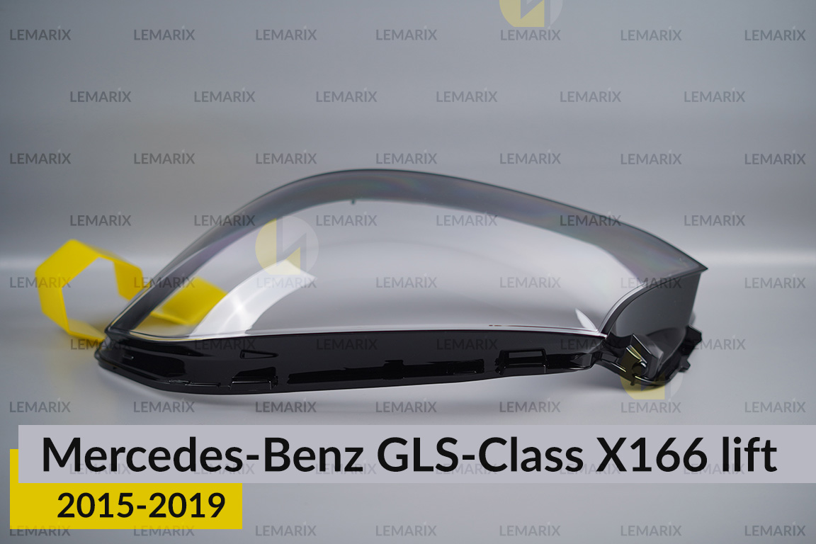 Скло фари Mercedes-Benz GLS-Class X166 (2015-2019) рест ліве