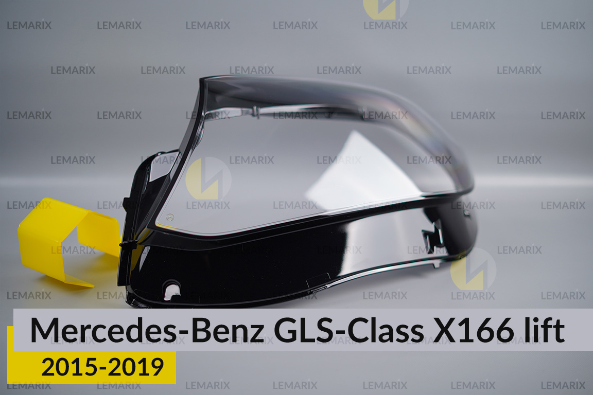 Скло фари Mercedes-Benz GLS-Class X166 (2015-2019) рест ліве