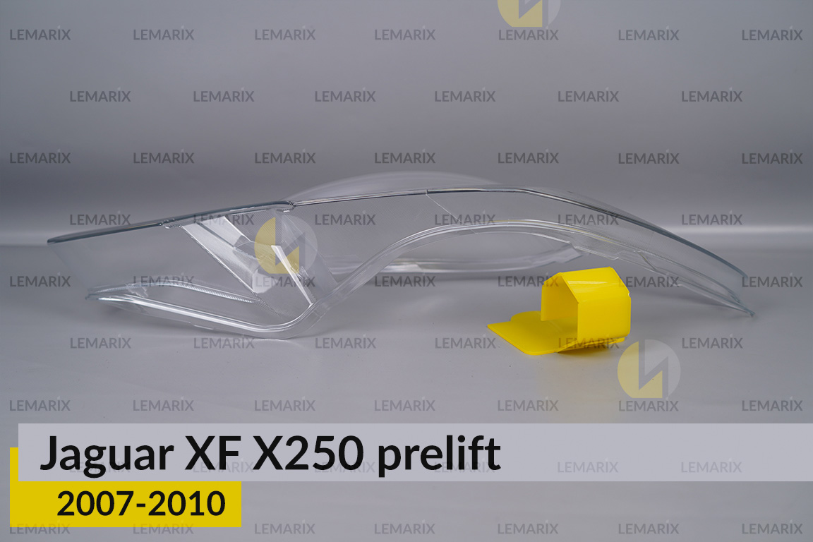 Стекло фары Jaguar XF X250 (2007-2010) дорест левое
