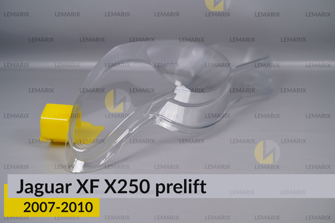 Стекло фары Jaguar XF X250 (2007-2010) дорест левое