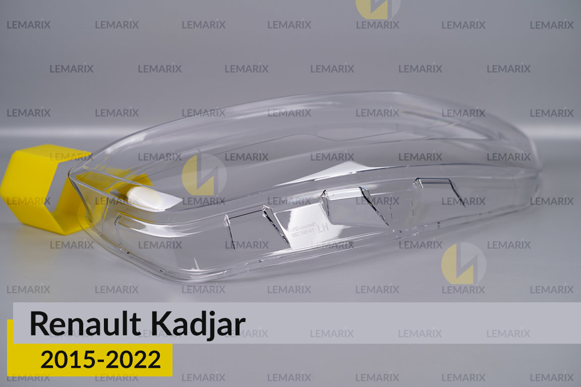 Стекло фары Renault Kadjar (2015-2022) левое