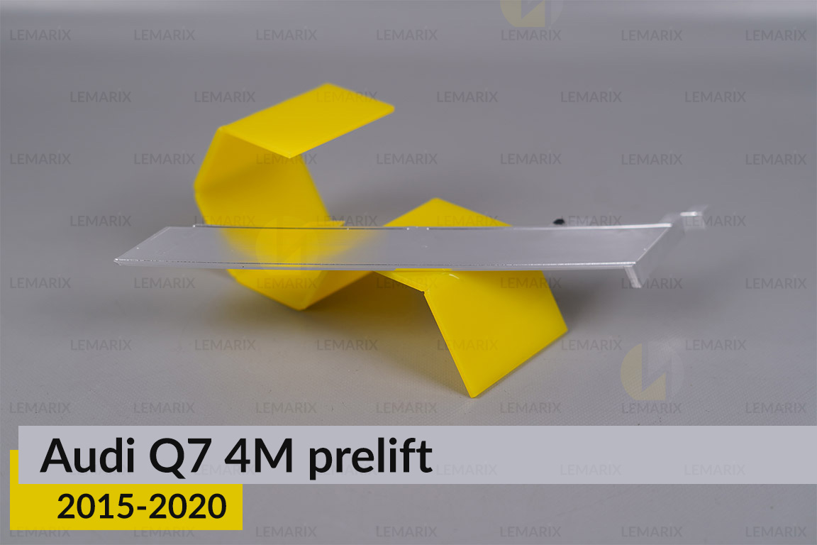 Хромированный декор внутреннего световода верхний Audi Q7 4M (2015-2020) дорест левый