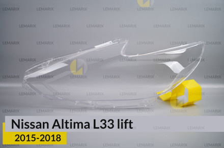 Скло фари Nissan Altima L33 (2015-2018) рест ліве