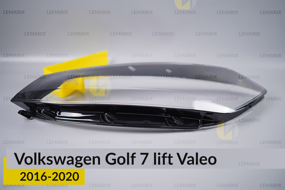 Скло фари VW Volkswagen Golf 7 Valeo (2016-2020) рест ліве