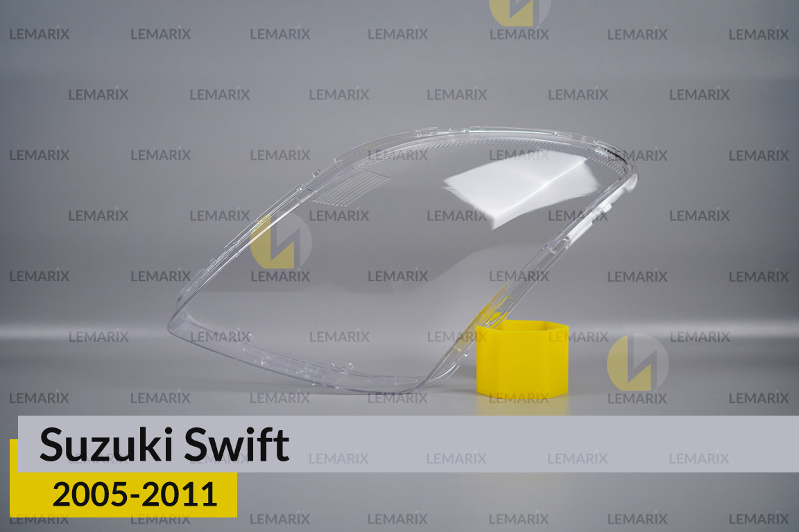 Стекло фары Suzuki Swift (2005-2011) левое