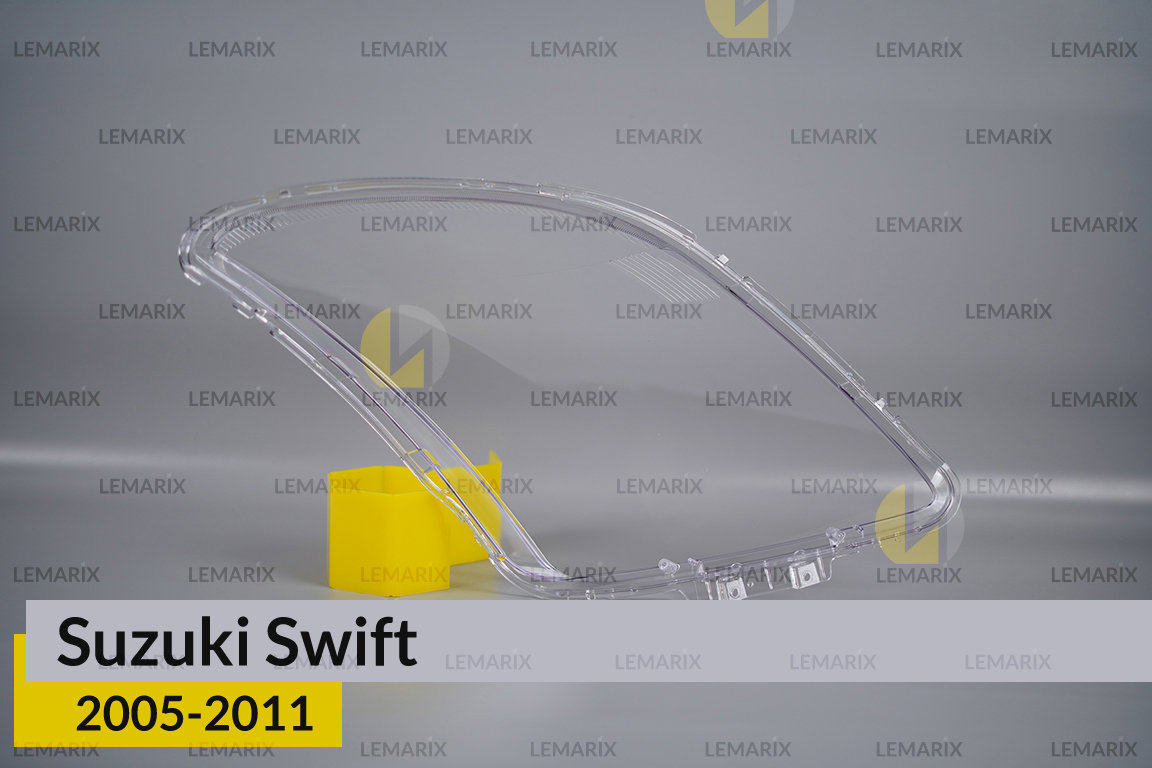 Стекло фары Suzuki Swift (2005-2011) левое