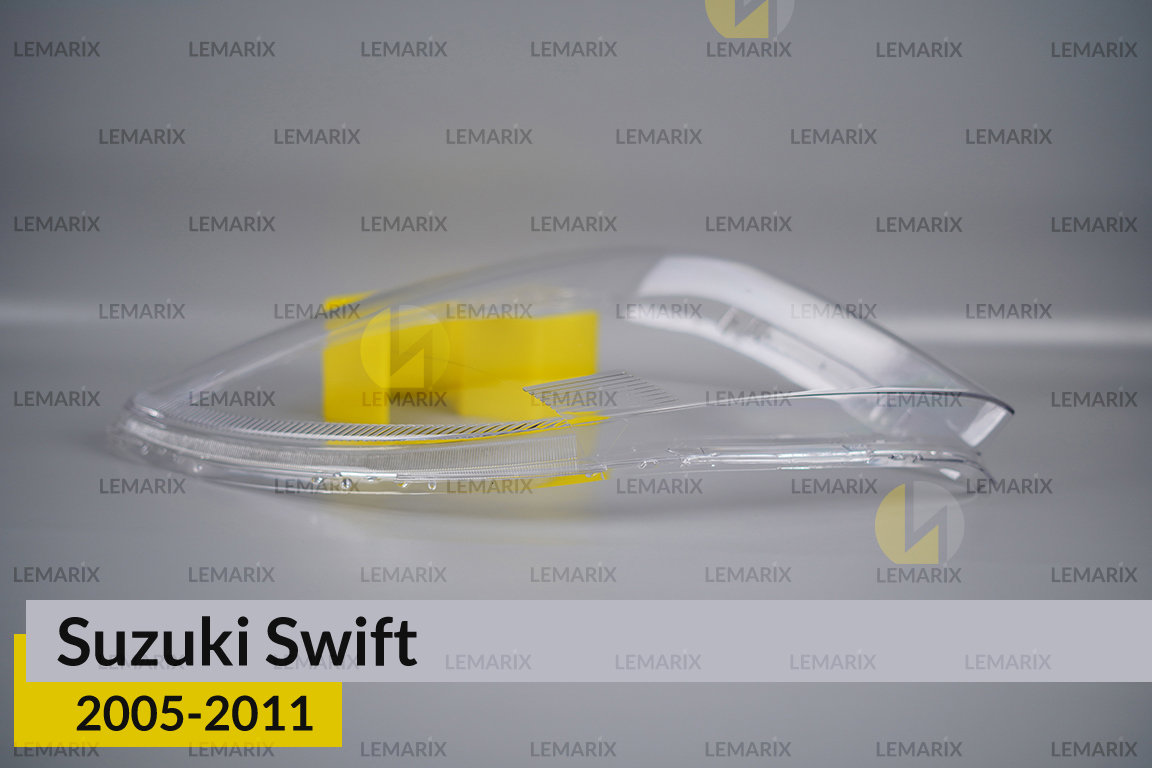 Стекло фары Suzuki Swift (2005-2011) левое