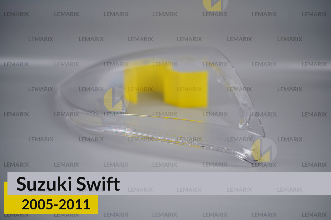 Стекло фары Suzuki Swift (2005-2011) левое
