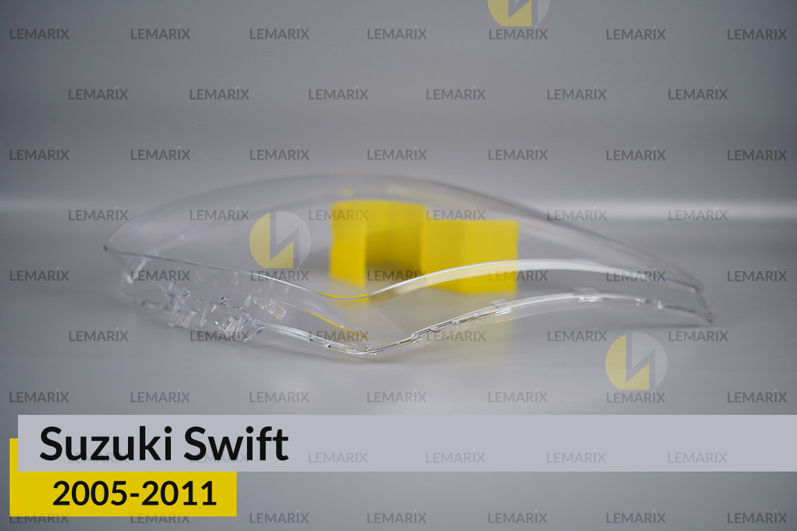 Стекло фары Suzuki Swift (2005-2011) левое