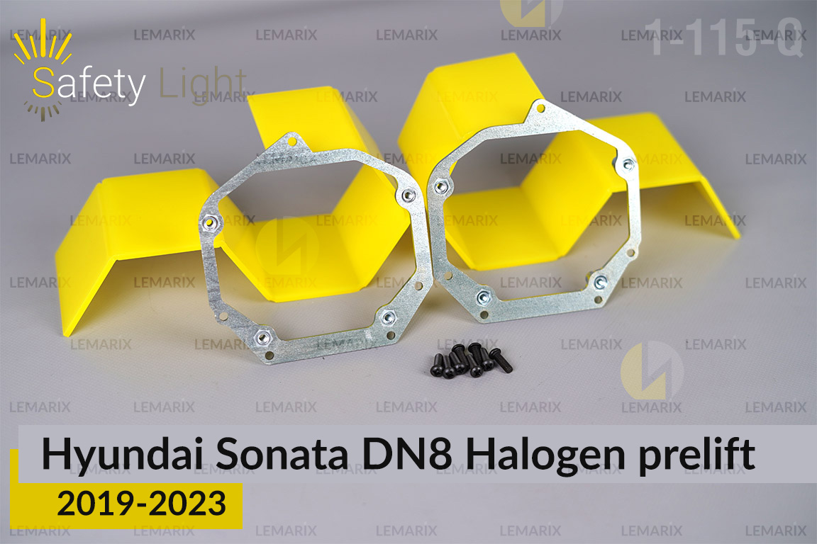 Переходная рамка для Hyundai Sonata DN8 Halogen (2019-2023) дорест