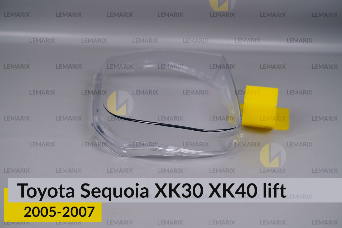 Стекло фары Toyota Sequoia XK30 XK40 (2005-2007) рест левое