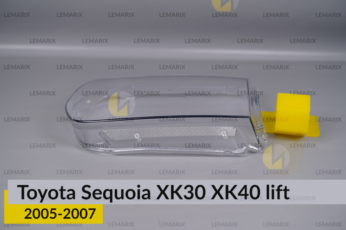 Стекло фары Toyota Sequoia XK30 XK40 (2005-2007) рест левое