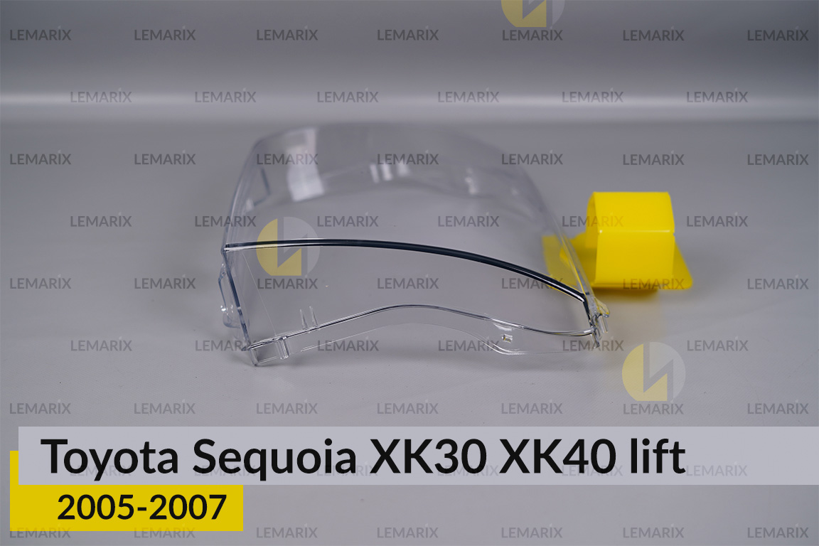Стекло фары Toyota Sequoia XK30 XK40 (2005-2007) рест левое