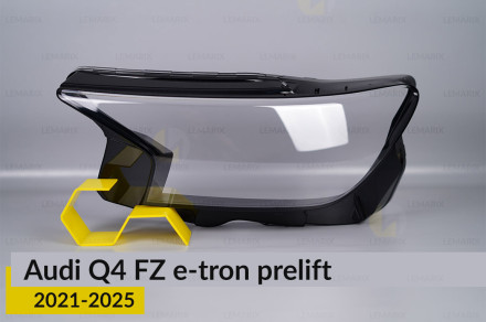Скло фари Audi Q4 FZ e-tron (2021-2026) дорест ліве