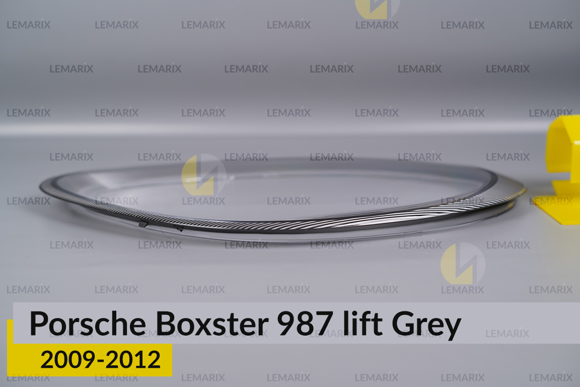 Стекло фары Porsche Boxster 987 Grey (2009-2012) рест левое