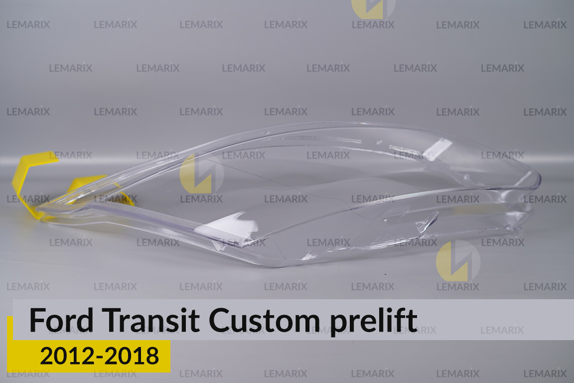 Скло фари Ford Transit Custom (2012-2018) дорест праве