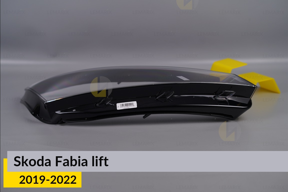 Скло фари Skoda Fabia (2019-2022) рест праве