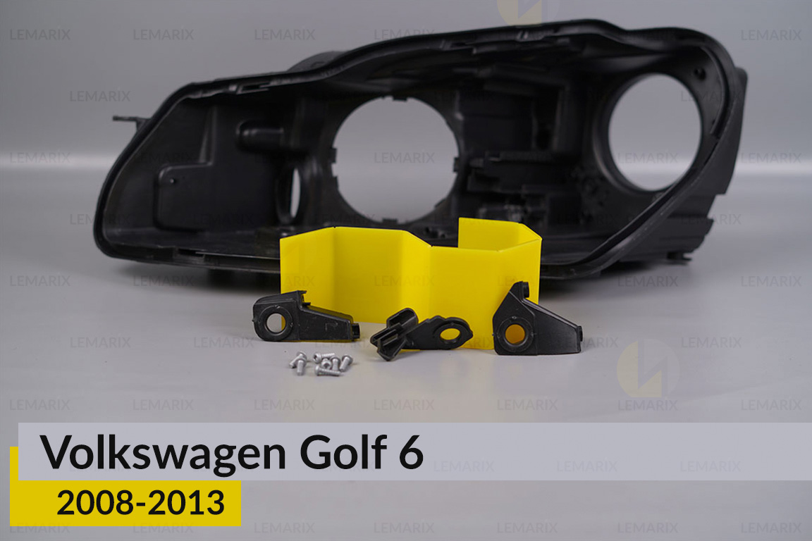 Ремкомплект кріплення корпуса фар VW Volkswagen Golf 6 (2008-2013) лівий – 3 од.