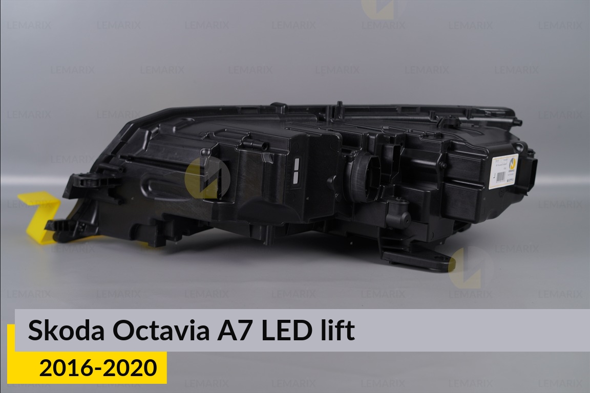 Корпус фары Skoda Octavia A7 LED (2016-2020) рест правый