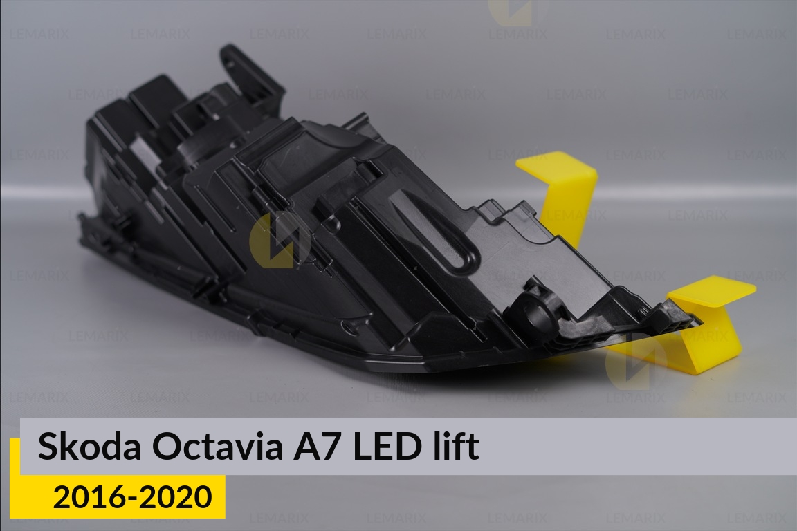 Корпус фары Skoda Octavia A7 LED (2016-2020) рест правый