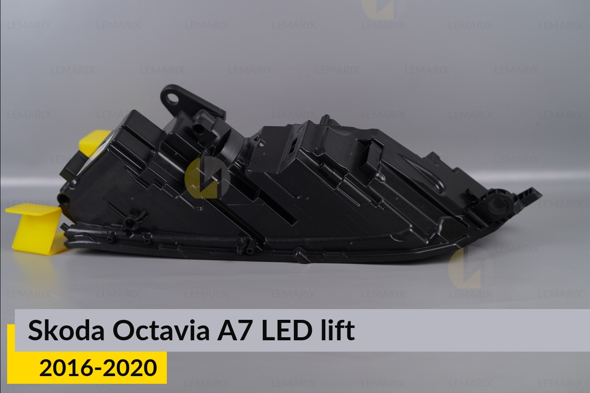 Корпус фары Skoda Octavia A7 LED (2016-2020) рест правый
