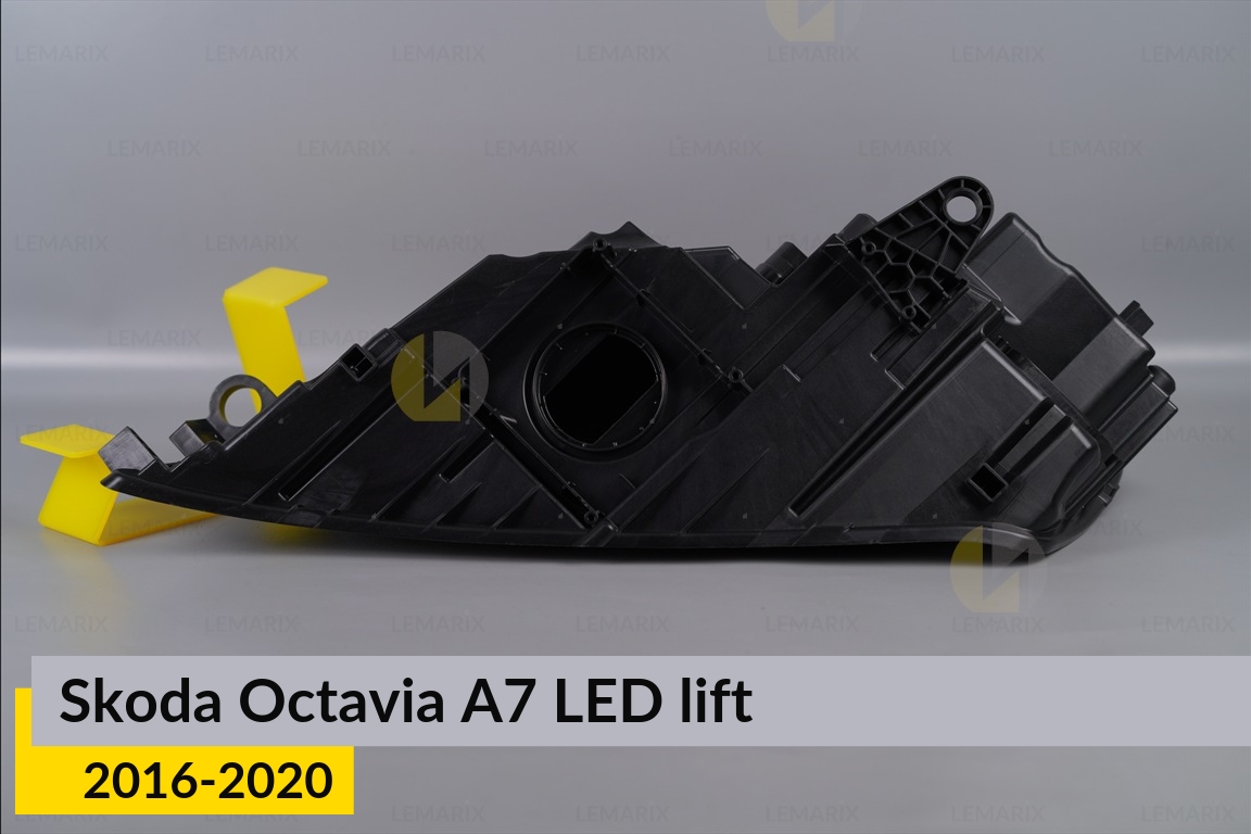 Корпус фары Skoda Octavia A7 LED (2016-2020) рест правый