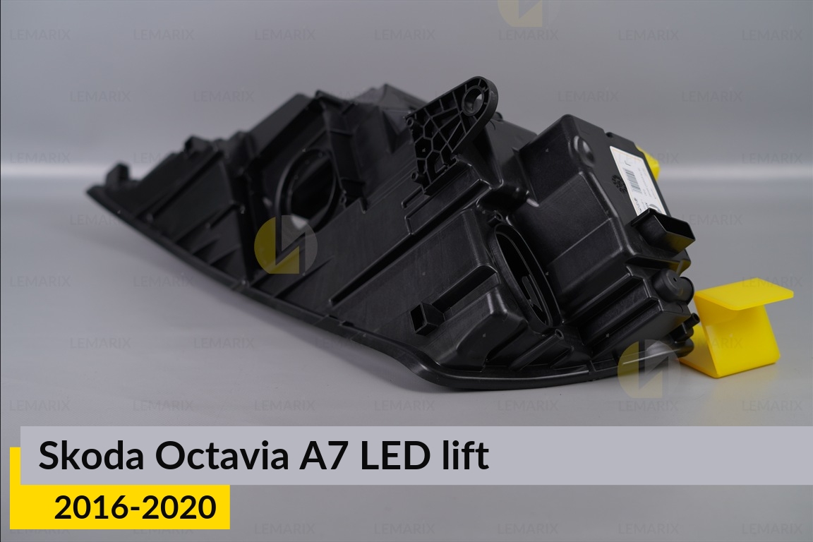 Корпус фары Skoda Octavia A7 LED (2016-2020) рест правый