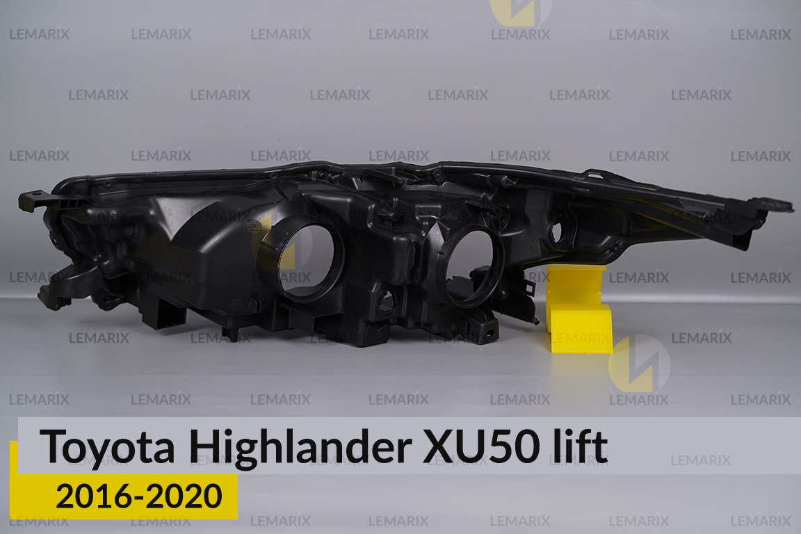 Корпус фары Toyota Highlander XU50 (2016-2020) рест правый