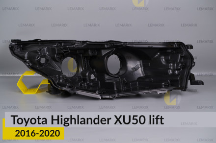 Корпус фари Toyota Highlander XU50 (2016-2020) рест правий