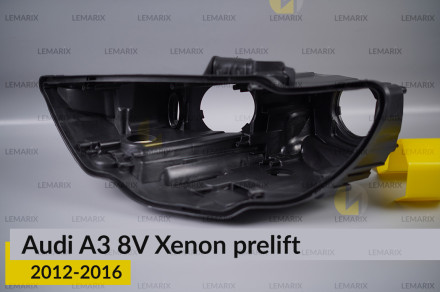 Корпус фары Audi A3 8V Xenon (2012-2016) дорест левый