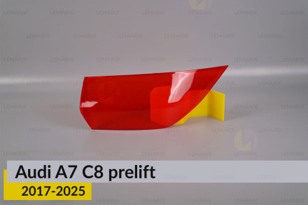 Стекло заднего фонаря внешнее в крыле Audi A7 C8 (2017-2025) дорест левое