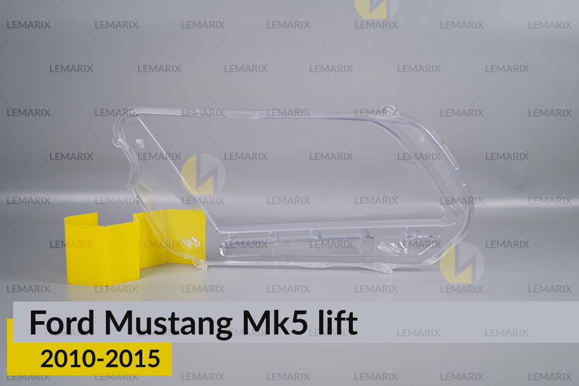 Скло фари Ford Mustang Mk5 (2010-2015) рест праве
