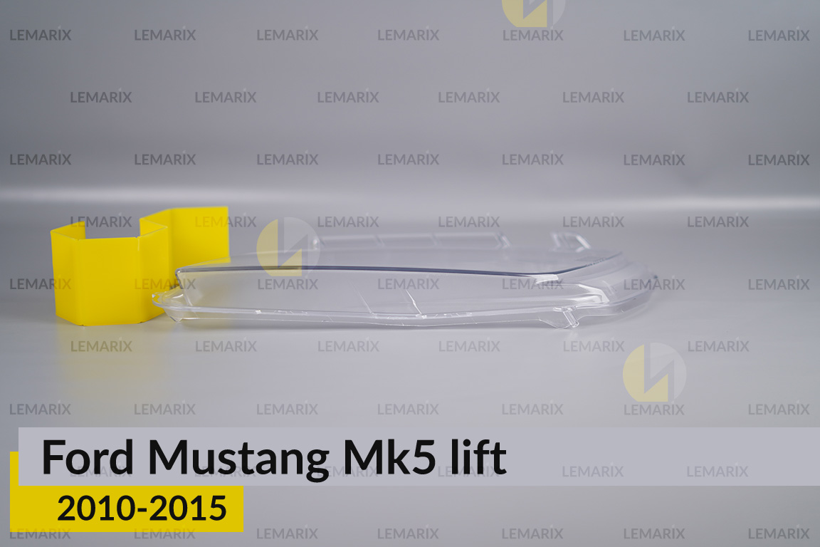 Скло фари Ford Mustang Mk5 (2010-2015) рест праве