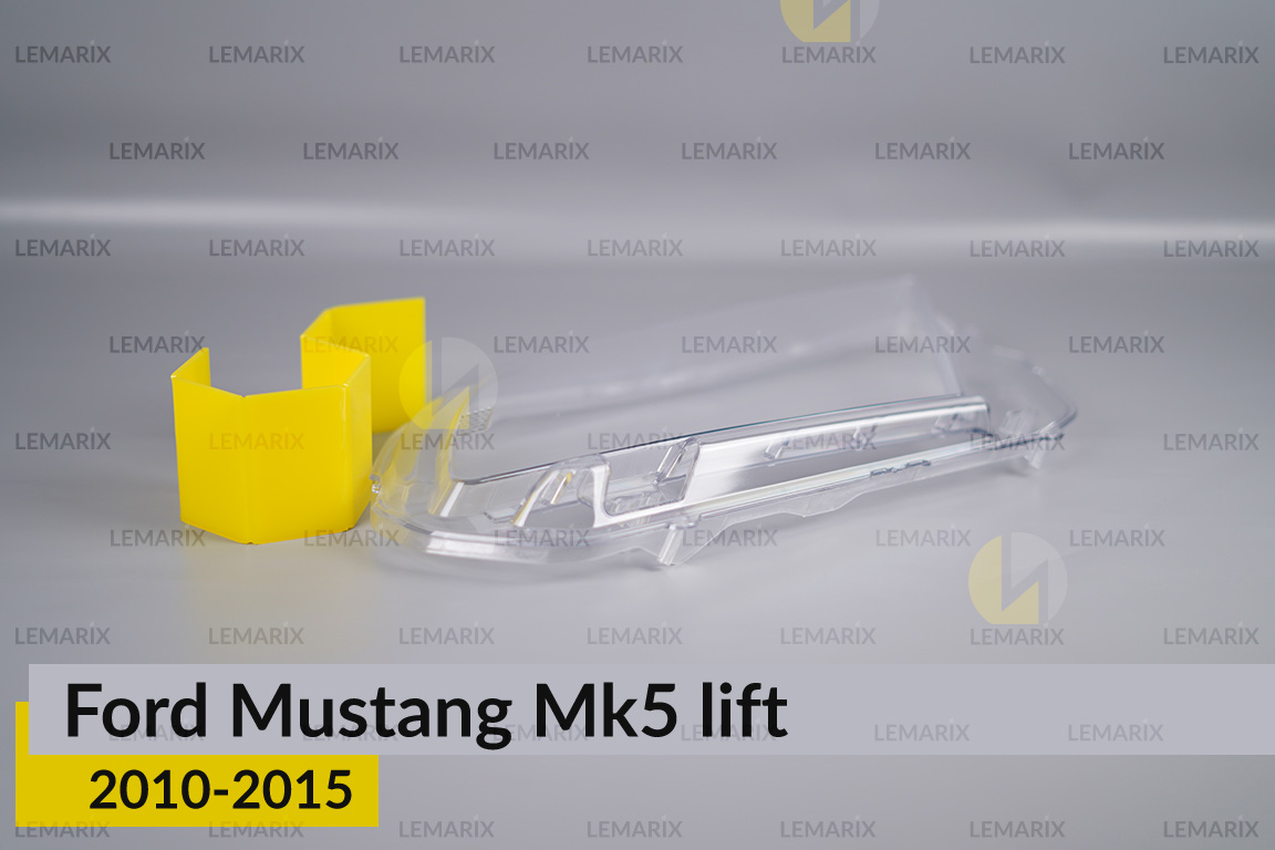 Скло фари Ford Mustang Mk5 (2010-2015) рест праве