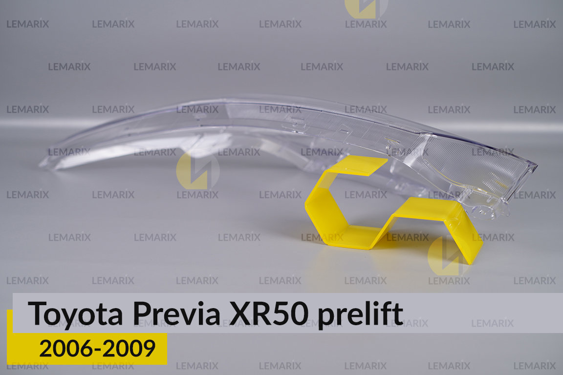 Стекло фары Toyota Previa XR50 (2006-2009) дорест левое