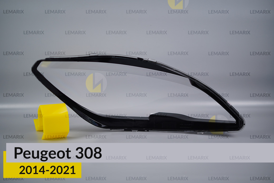 Стекло фары Peugeot 308 (2014-2021) левое