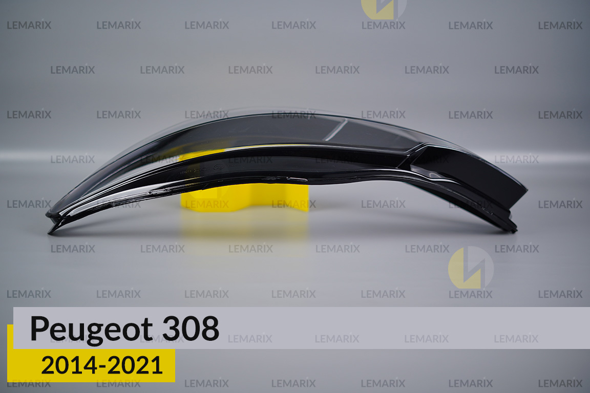 Стекло фары Peugeot 308 (2014-2021) левое
